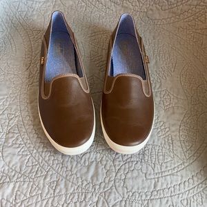 Keds Crashback leather slip-on, new without box